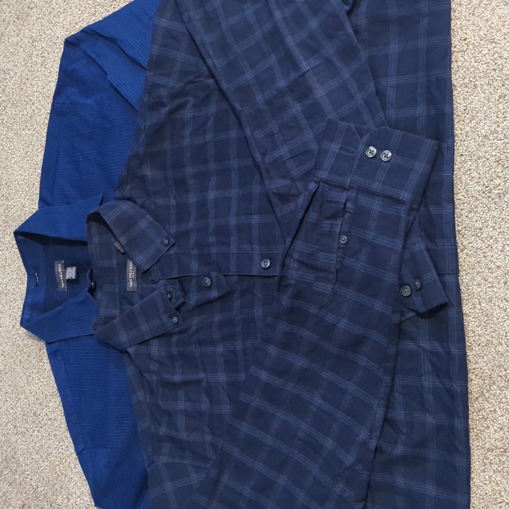 3 Van Heusen Button Downs - image 3